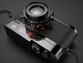 现代莱卡相机 照相机 相机 3d模型