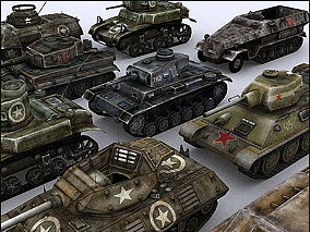 二战坦克高精度模型合集
