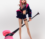 LISA黑色粉红色VR低聚模型