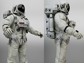 宇航员cg模型