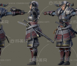 怪物猎人：世界  女性武士外貌  角色模型