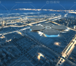 上海国际会展中心 虹桥机场 国际会展中心四叶草 上海地标建筑