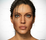 3dmax写实女人模型带骨骼绑定