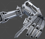 机器手臂 机器人部件 高精度未来机器手模型