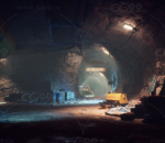 UE4 地下掩体 地下管道 地下工厂 洞穴场景 虚幻4