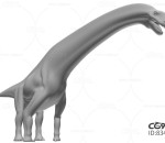 恐龙模型白模