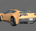 克尔维特Chevrolet_Corvette跑车3D模型