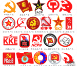 世界各国共产党徽章 党派派别标志 左翼政党 共产社会马列主义