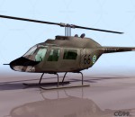 灰色飞机 双翼直升机 私人飞机 ABJETR2 CG模型