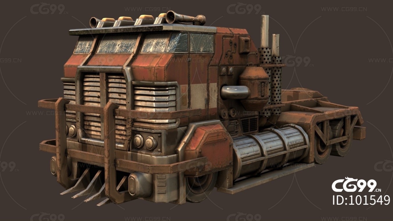 次时代 写实 车辆载具 装甲车 废土F4NV卡车