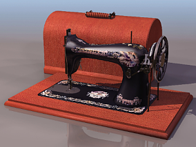 缝纫机cg模型