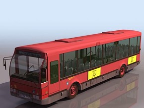 公共汽车cg模型