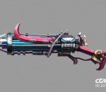 粉红魔鬼火枪 现代武器 CG模型