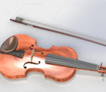 小提琴3D模型