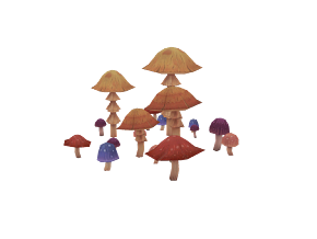 蘑菇3d模型