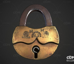 铜锁  黄铜锁  门锁  金属锁
