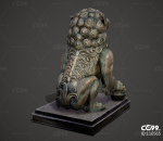 门口石狮 铜狮 超写实 中华门狮狮子雕塑 青铜狮 园林石狮