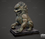 门口石狮 铜狮 超写实 中华门狮狮子雕塑 青铜狮 园林石狮