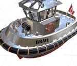 次时代PBR 写实 海上交通工具 载具 小型拖船