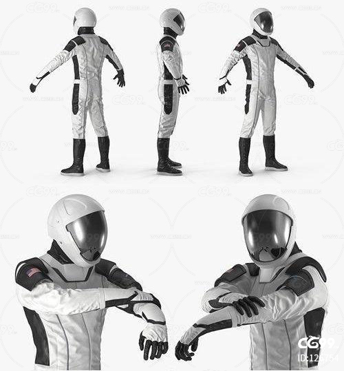 带绑定未来太空服  未来宇航服  赛车服