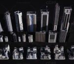 城市建筑高楼大厦maya模型
