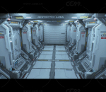 UE4 未来科幻通道 科幻仓 高科技传送室 虚幻4