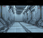 UE4 未来科幻通道 科幻仓 高科技传送室 虚幻4