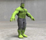 绿巨人 狂暴战士 绿殇不灭浩克 Hulk 漫威漫画 无敌浩克 超级英雄 带绑定 复仇者联