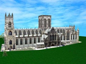 约克大教堂 3d模型