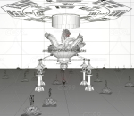 maya制作的玄幻场景，阿诺德渲染器渲染