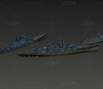 3D模型 舰艇 军事 海上霸主