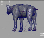 非洲鬣狗 野狗 非洲二哥野生动物模型带4K贴图 骨骼权重