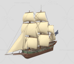 手绘低模 船艇 观光船 帆船 古代船 渔船 旅游船 科幻船 鱼船 商船 轮船 火轮船