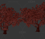 现代景观树榕树 VR+CR 3D模型