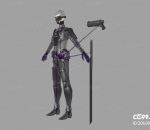 全副武装未来战士 VR体验男人模型