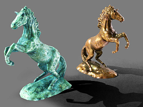 马雕像  马  青铜雕塑  马雕塑 马踏飞燕  动物雕塑  文物  古董 3D模型