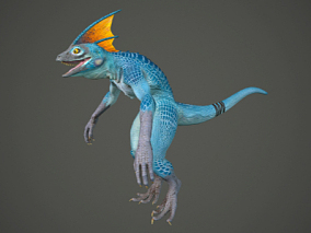 次世代 长尾蜥蜴怪 变异蜥蜴 monster 蜥蜴人 3D模型
