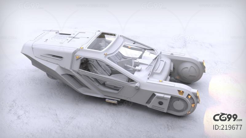 银翼杀手2049 飞行器 科幻战车科幻装甲车 赛博朋克汽车 SCIFI 科幻战车 战争机器