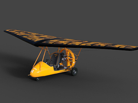 微型飞机 超轻型飞机 小飞机 单人飞机 写实模型