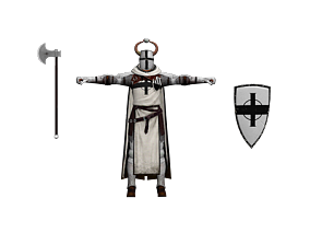 中世纪十字军 游戏模型