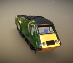 GWR 绿色涂装 Class 43 铁路 场景