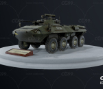 俄罗斯陆军BTR-90罗斯托克装甲车模型