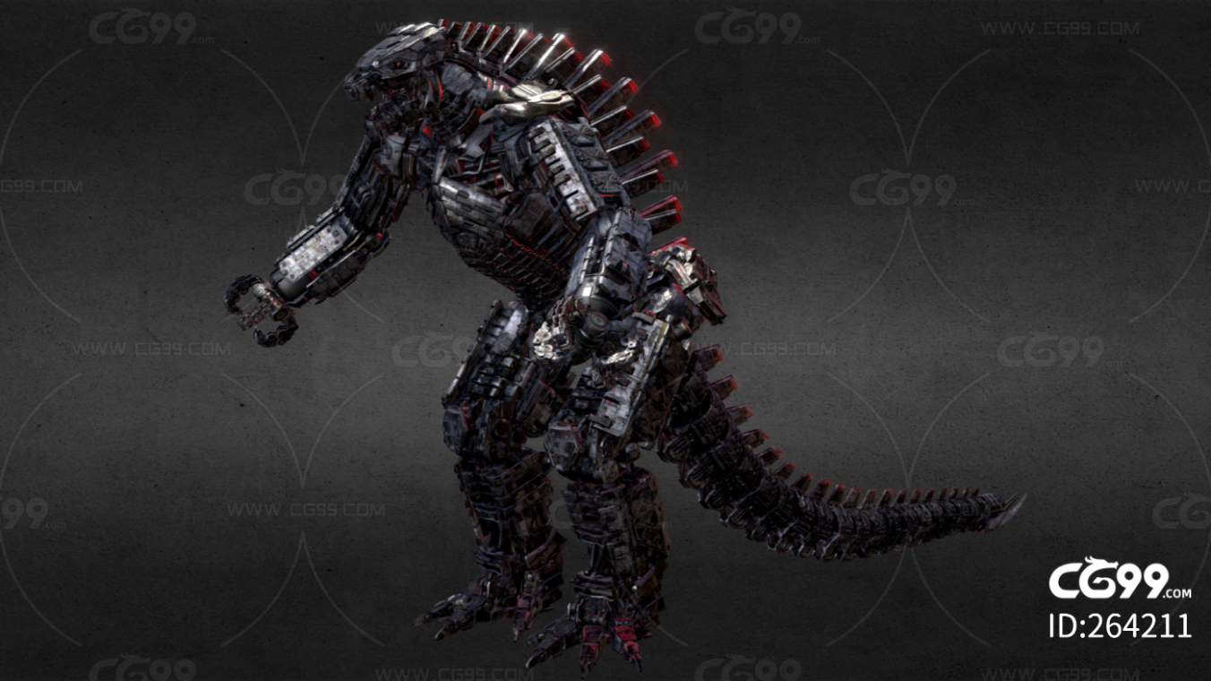 赛博 哥斯拉 Godzilla 机械怪物  动物