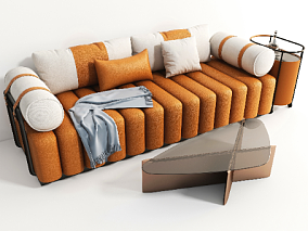 现代沙发 异型沙发 多人沙发 沙发组合 休闲沙发