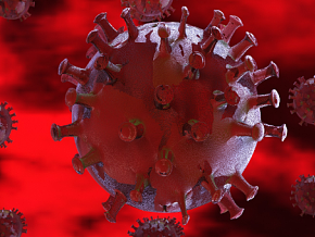 防疫病毒生物3D背景C4D模型 病毒 细胞 细菌 抗疫 疫情 医学模型 卡通广告元素