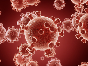 抗击疫情病毒细胞3DC4D背景 病毒 细胞 细菌 抗疫 疫情 医学模型 卡通广告元素