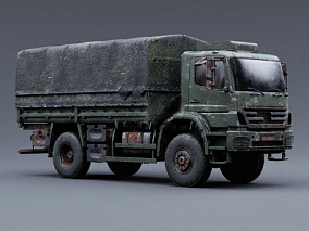 废弃军用卡车模型 报废军用卡车模型 破损军用卡车模型 生锈军用卡车
