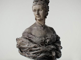古典人物雕塑模型 女性雕塑模型 人物石雕