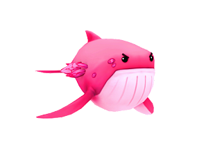 粉色小鲸鱼 游戏生物 角色