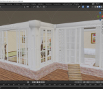 卧室 海景房 现代房间 3D模型  豪宅